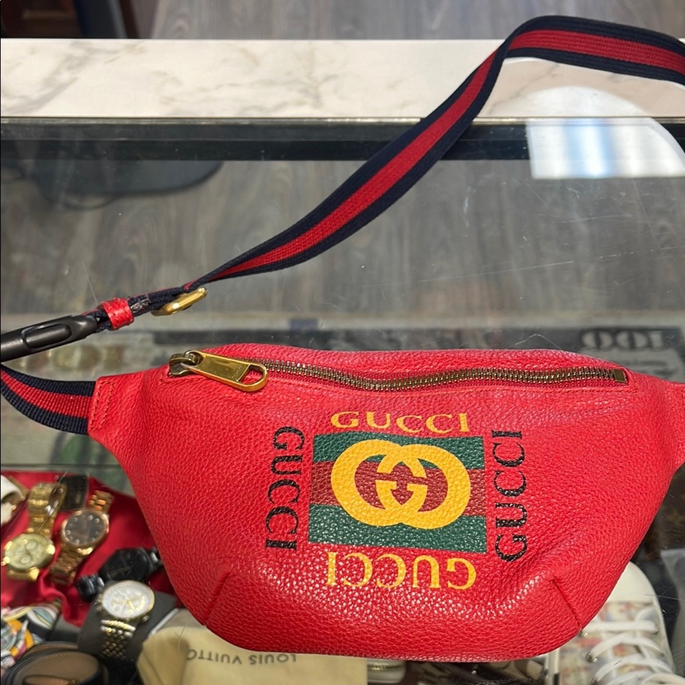 Gucci Red Belt Bag